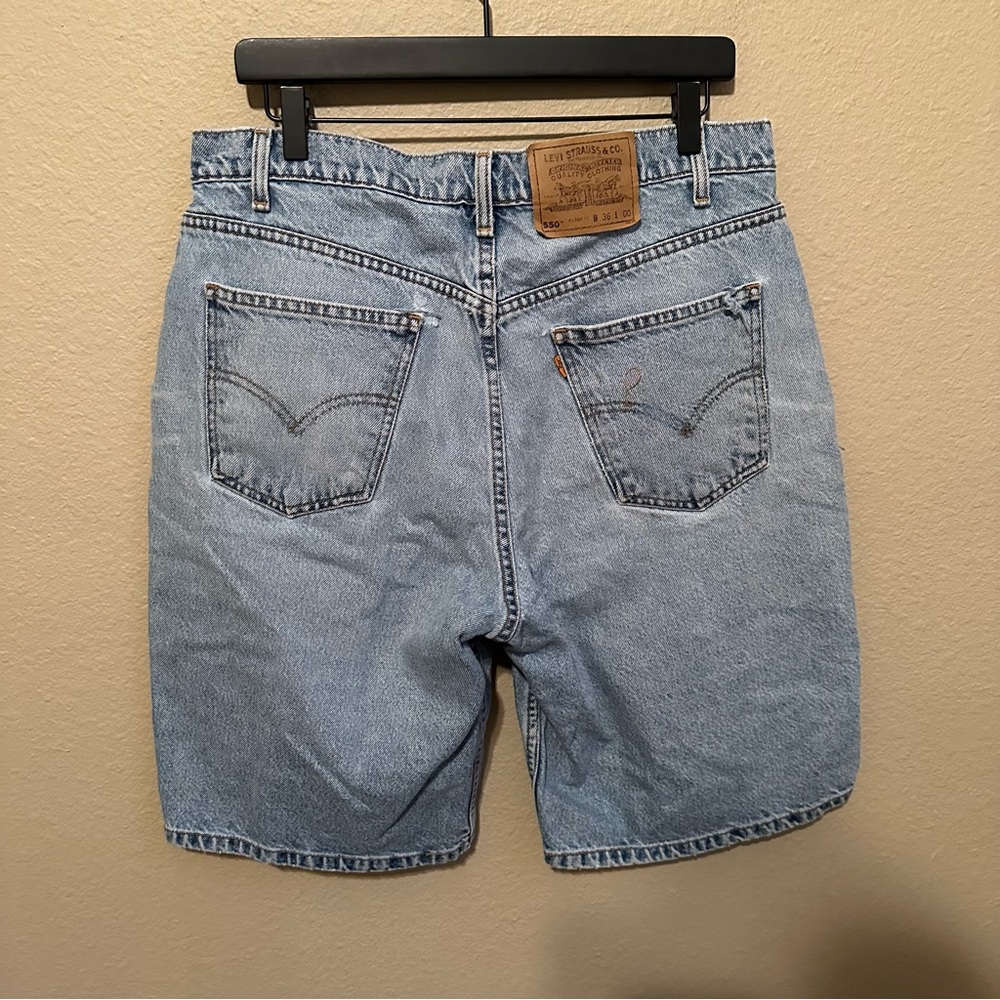 Vintage Levi’s 550 Orange Tab Jean Shorts - Picture 2 of 5